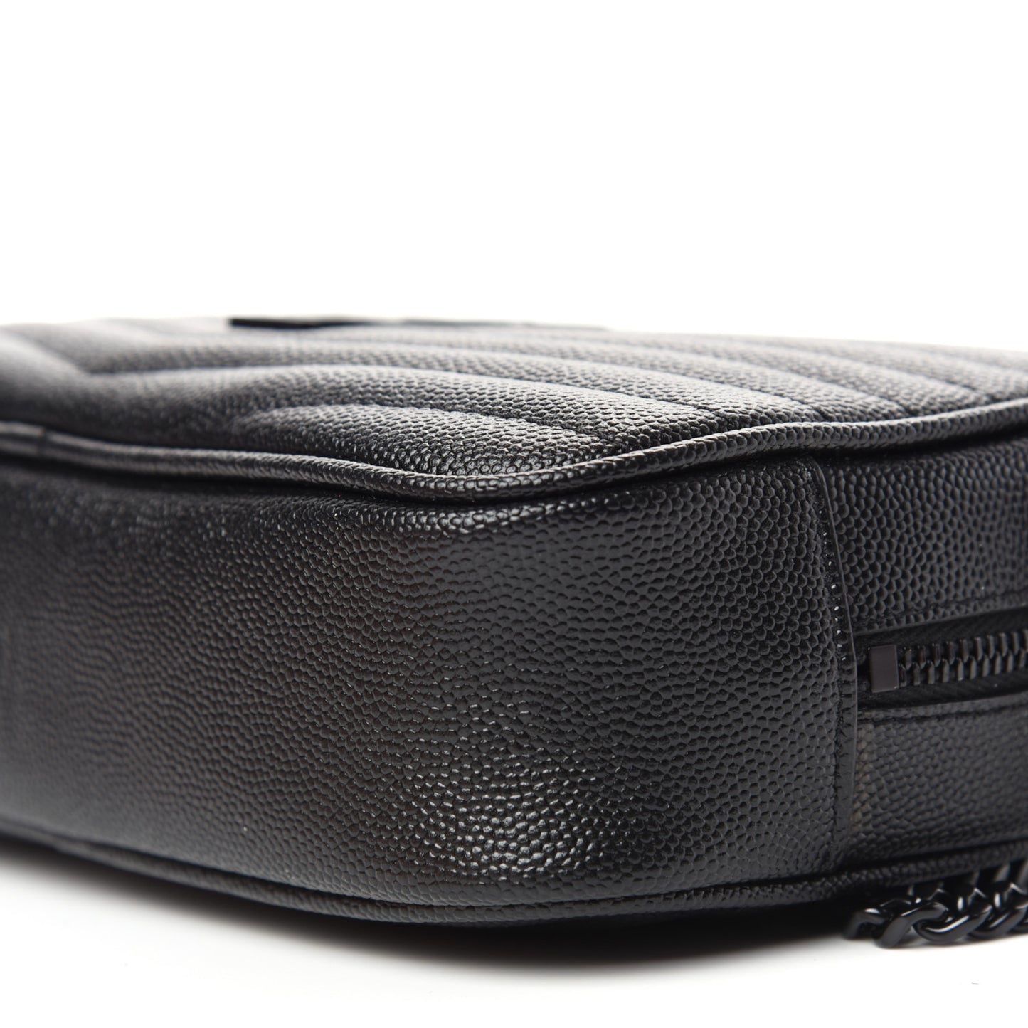 Grain De Poudre Matelasse Monogram Mini Lou Camera Bag Black