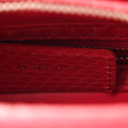Christian Dior Snakeskin Medium Lady Dior Pink 7 of 13