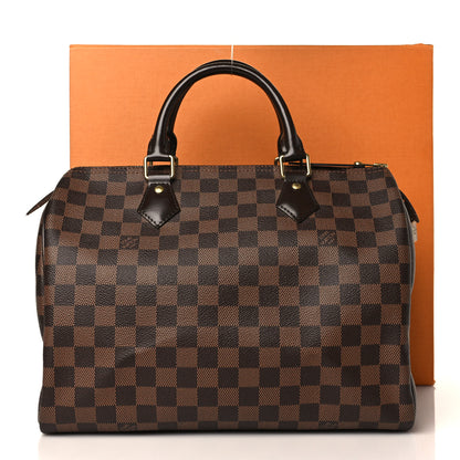 Louis Vuitton Damier Ebene Speedy 30 9 of 9