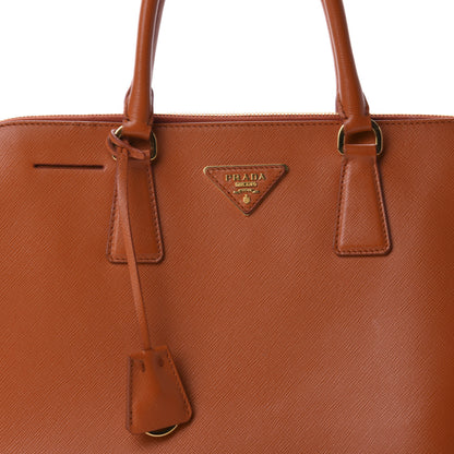Prada Saffiano Lux Large Promenade Tote Papaya 9 of 9