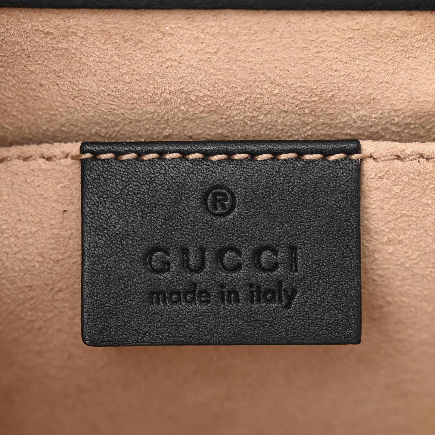 GG Supreme Monogram Bees Small Padlock Shoulder Bag Black