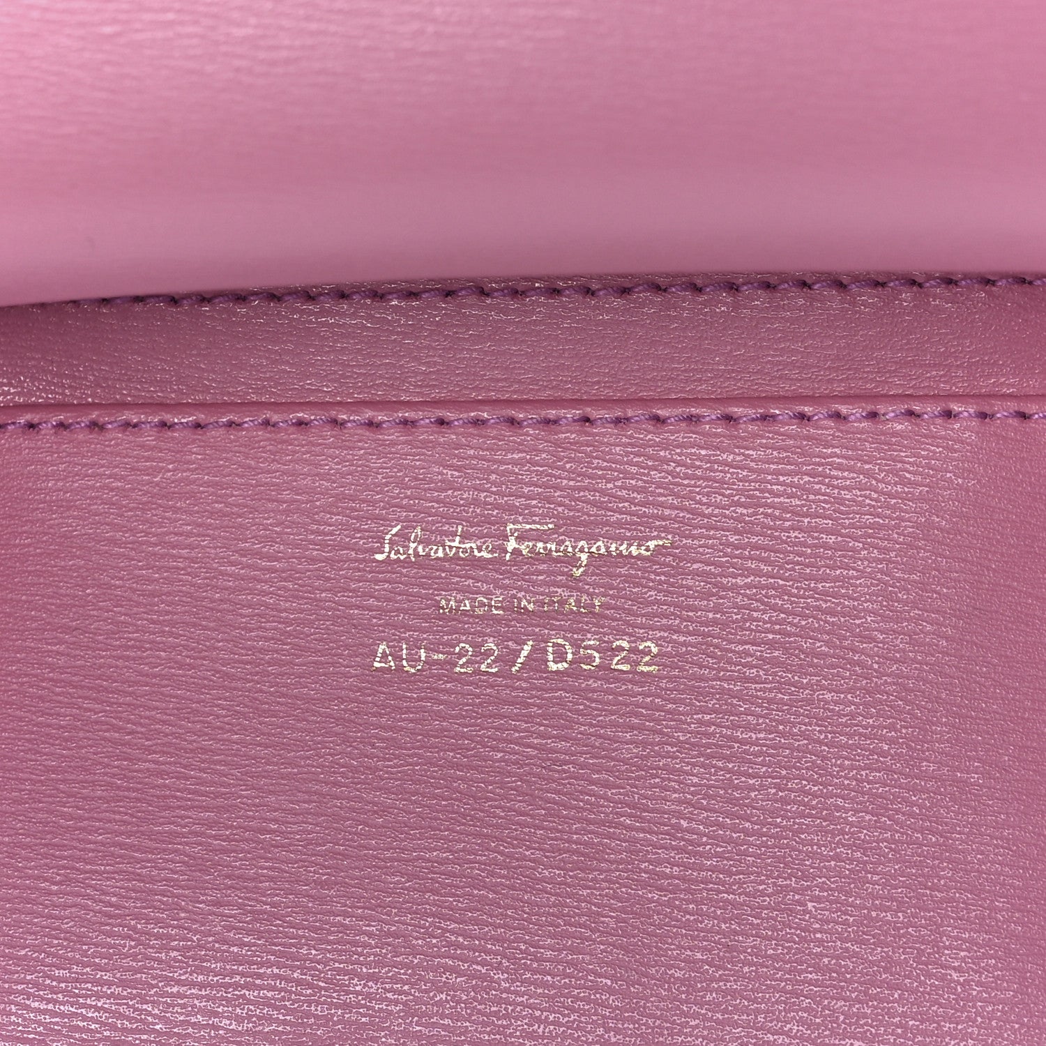 Salvatore Ferragamo Calfskin Gancini City Crossbody Bubble Gum 5 of 9