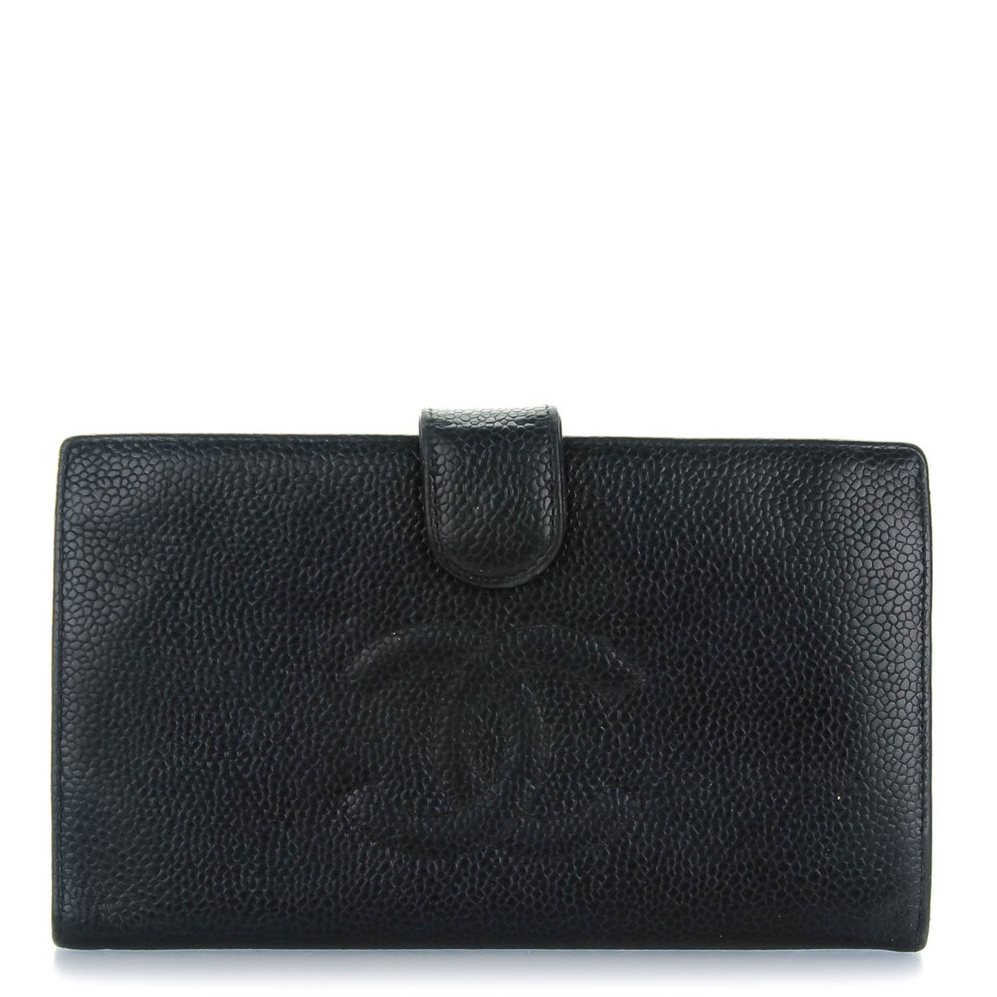 Caviar CC French Wallet Black