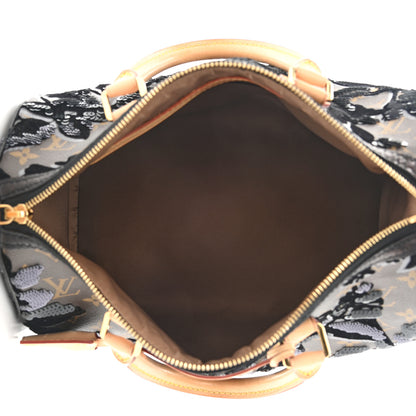Louis Vuitton Monogram Fleur De Jais Sequins Speedy 30 5 of 10