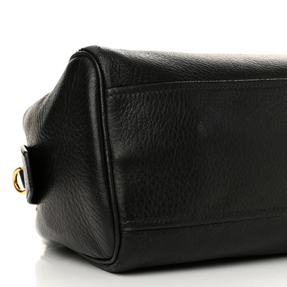 Prada Cervo Deerskin Tote Black 9 of 14