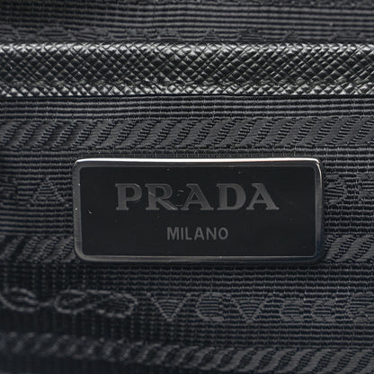 Prada Re-Nylon Vela Saffiano Medium Backpack Black 6 of 10
