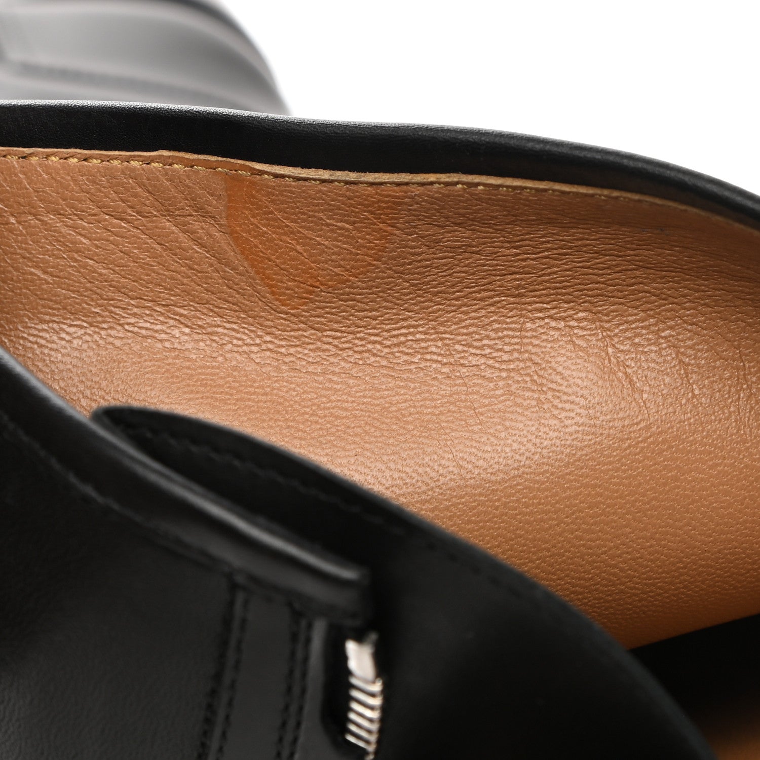 Hermes Box Calfskin Equestrian Land Boots 38 Black 8 of 8