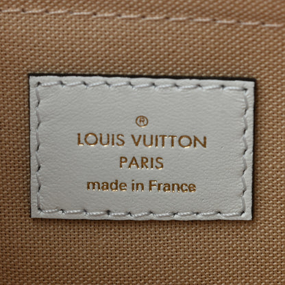 Louis Vuitton Monogram Giant Neverfull MM GM Pochette White 6 of 7