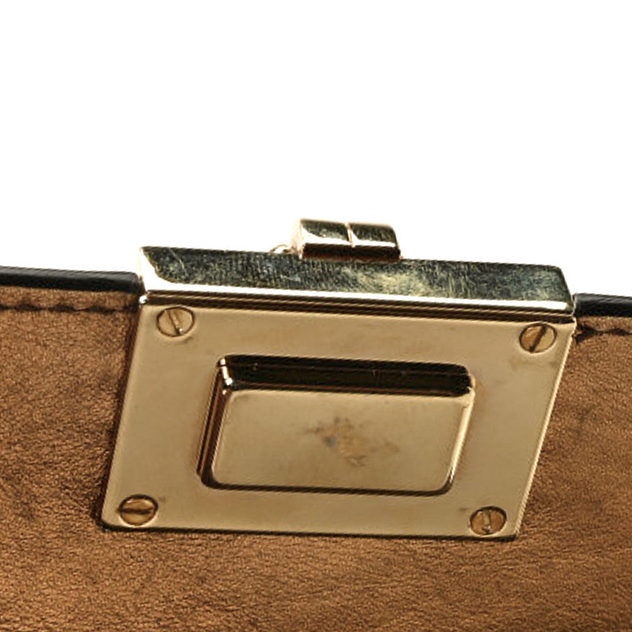 Metallic Goatskin Quilted GV3 Mini Pocket Convertible Bag Gold