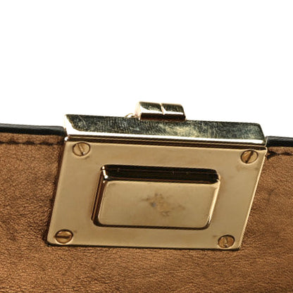 Givenchy Metallic Goatskin Quilted GV3 Mini Pocket Convertible Bag Gold 9 of 10