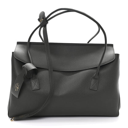 Balenciaga Grained Calfskin Carrie Cary All Bag Khaki 1 of 9