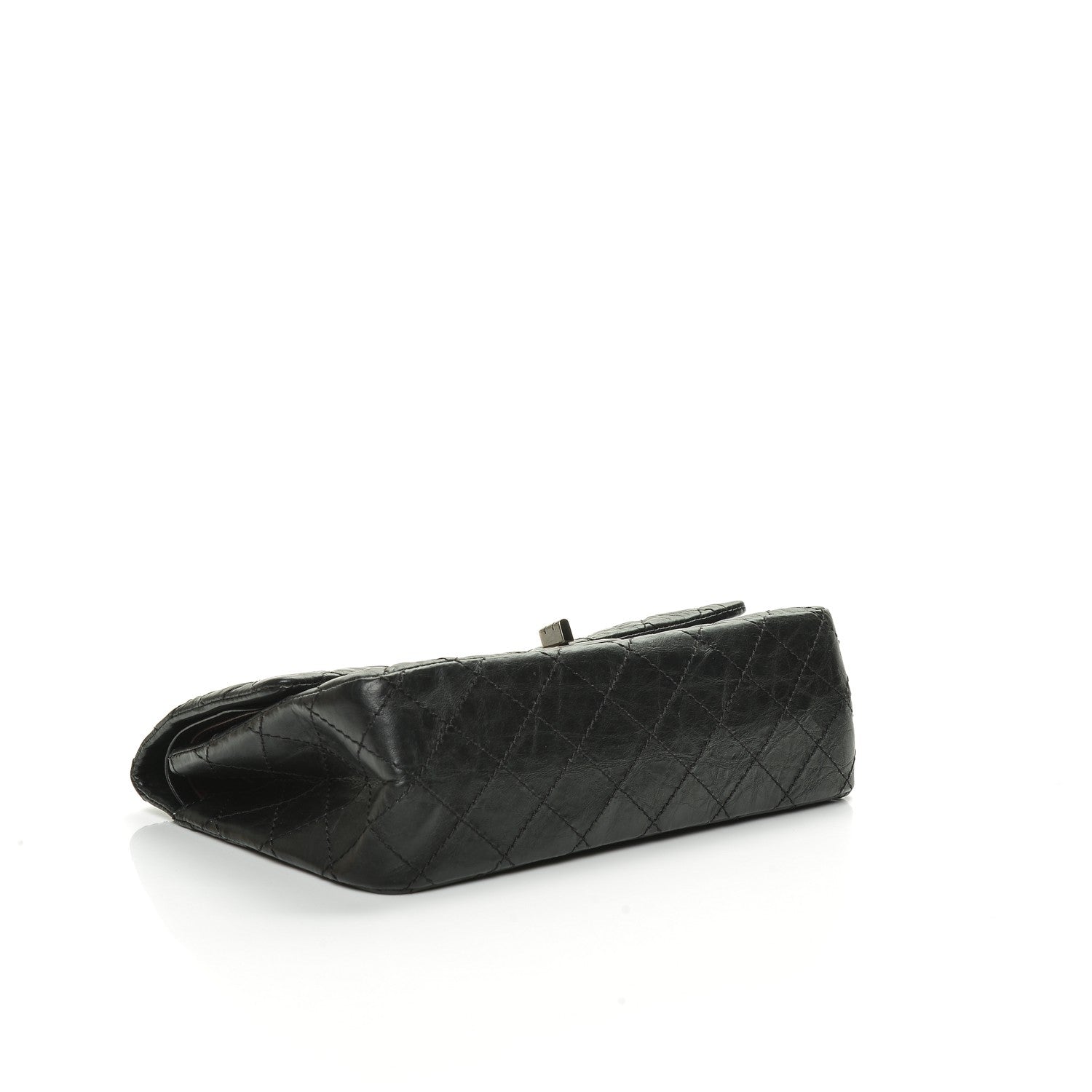 Chanel Aged Calfskin Quilted 2.55 Reissue 225 Flap Black 4 of 7