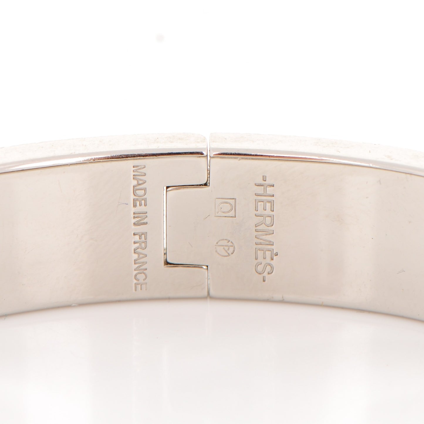 Enamel Narrow Clic Clac H Bracelet PM Rose Dragee