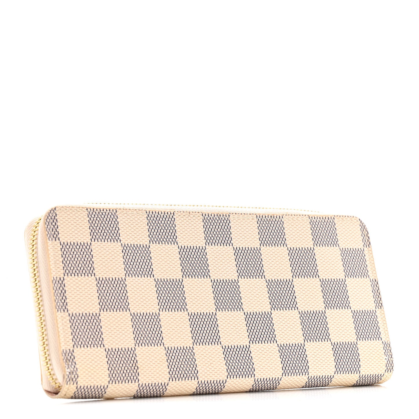 Damier Azur Clemence Wallet Rose Ballerine