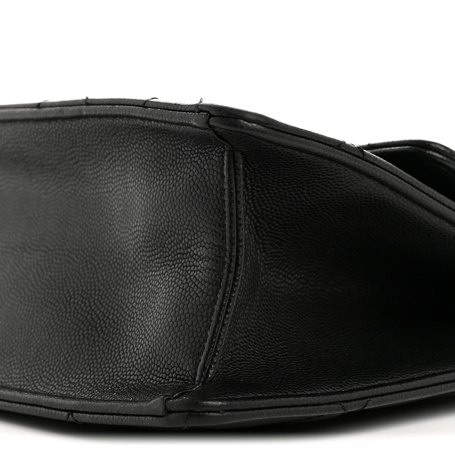 Chanel Caviar Quilted Chain Frame Flap Black 10 of 13