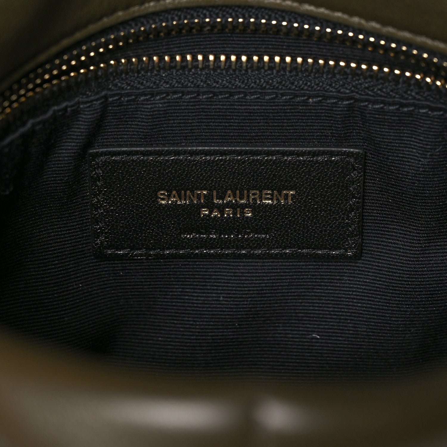 Saint Laurent Lambskin Quilted Toy Loulou Puffer Monogram Chain Satchel Seaweed 7 of 11
