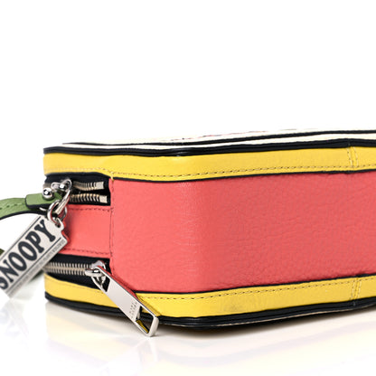 Marc Jacobs X Peanuts Calfskin The Box 20 Crossbody Yellow Multicolor 9 of 11