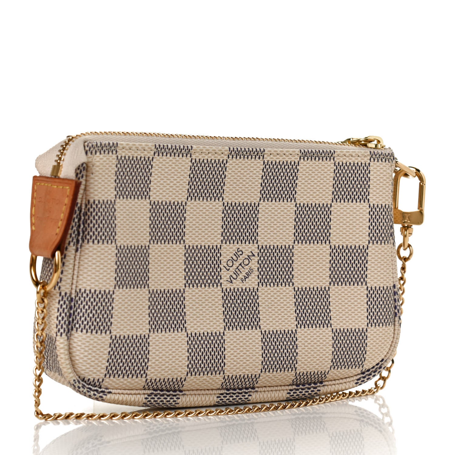 Louis Vuitton Damier Azur Mini Pochette Accessories 3 of 8