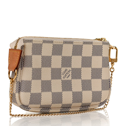 Louis Vuitton Damier Azur Mini Pochette Accessories 3 of 8
