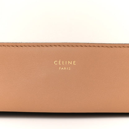Celine Shiny Smooth Calfskin Medium Frame Shoulder Bag Tan Optic White 6 of 10