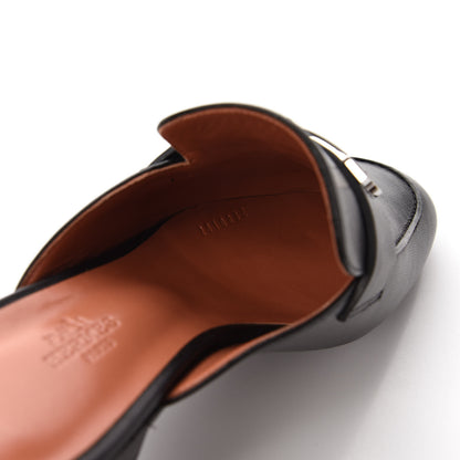 Hermes Goatskin Trocadero Mule 37 Black 8 of 9