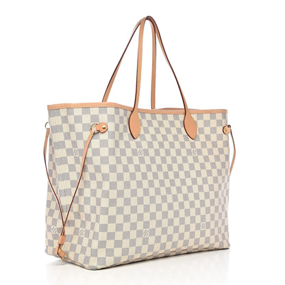 Louis Vuitton Damier Azur Neo Neverfull GM Rose Ballerine 3 of 13