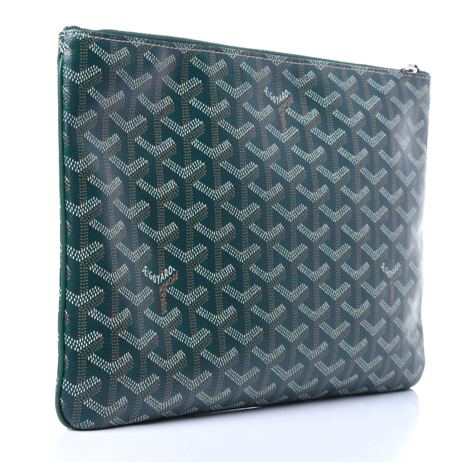 Goyard Goyardine Senat Pochette MM Green 3 of 13