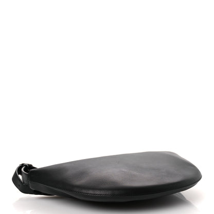 The Row Finely Grained Calfskin Jouvette Bag Black 4 of 11
