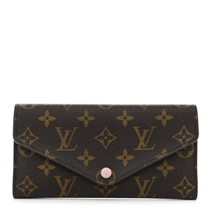 Louis Vuitton Monogram Josephine Wallet Rose Ballerine 1 of 9