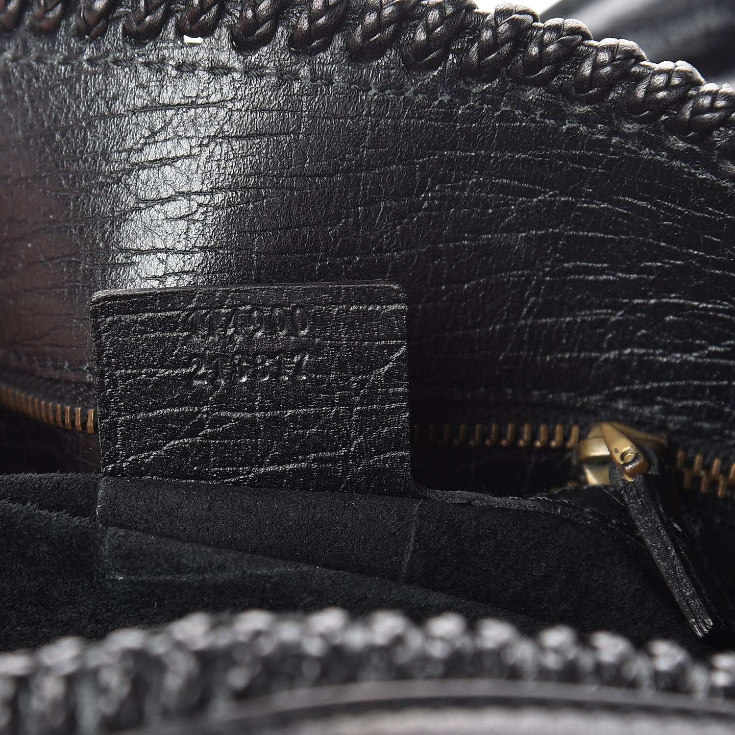 Gucci Calfskin Large Horsebit Chain Hobo Black 7 of 12