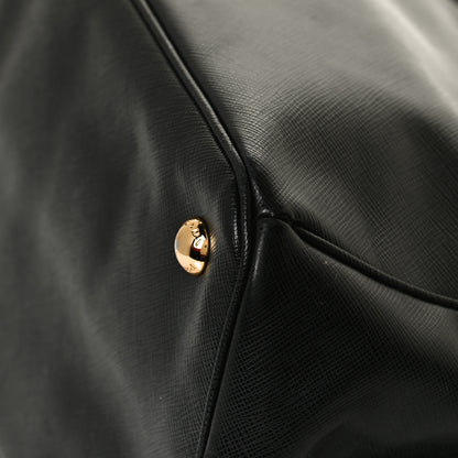 Prada Saffiano Medium Galleria Double Zip Tote Black 11 of 14