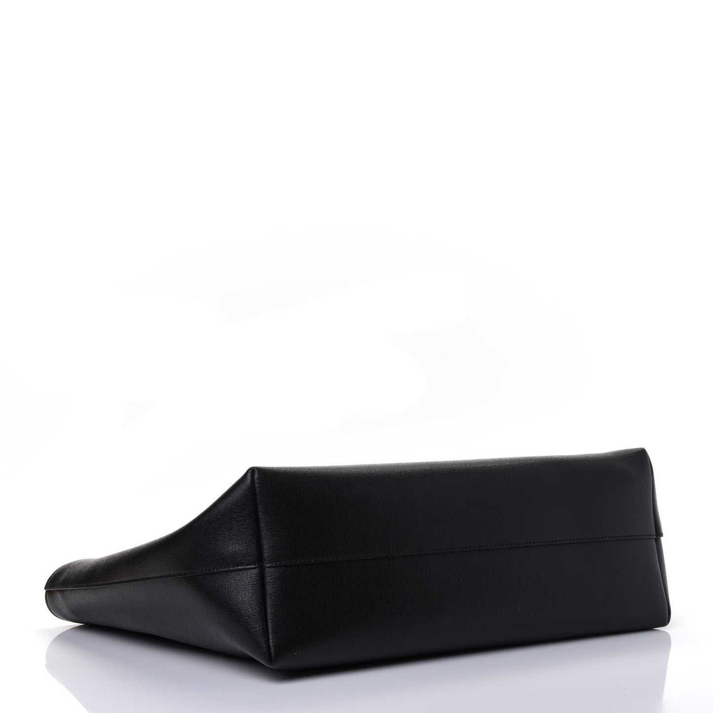 Vitello Elite Flowerland Medium Roll Tote Black