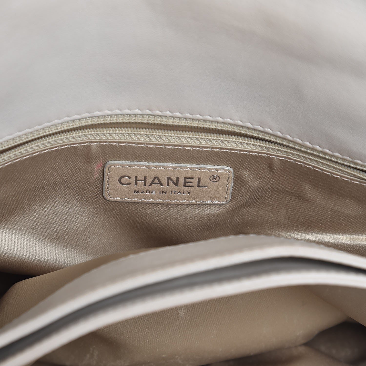 Chanel Lambskin Quilted 3 Accordion Flap Bag White 9 of 21