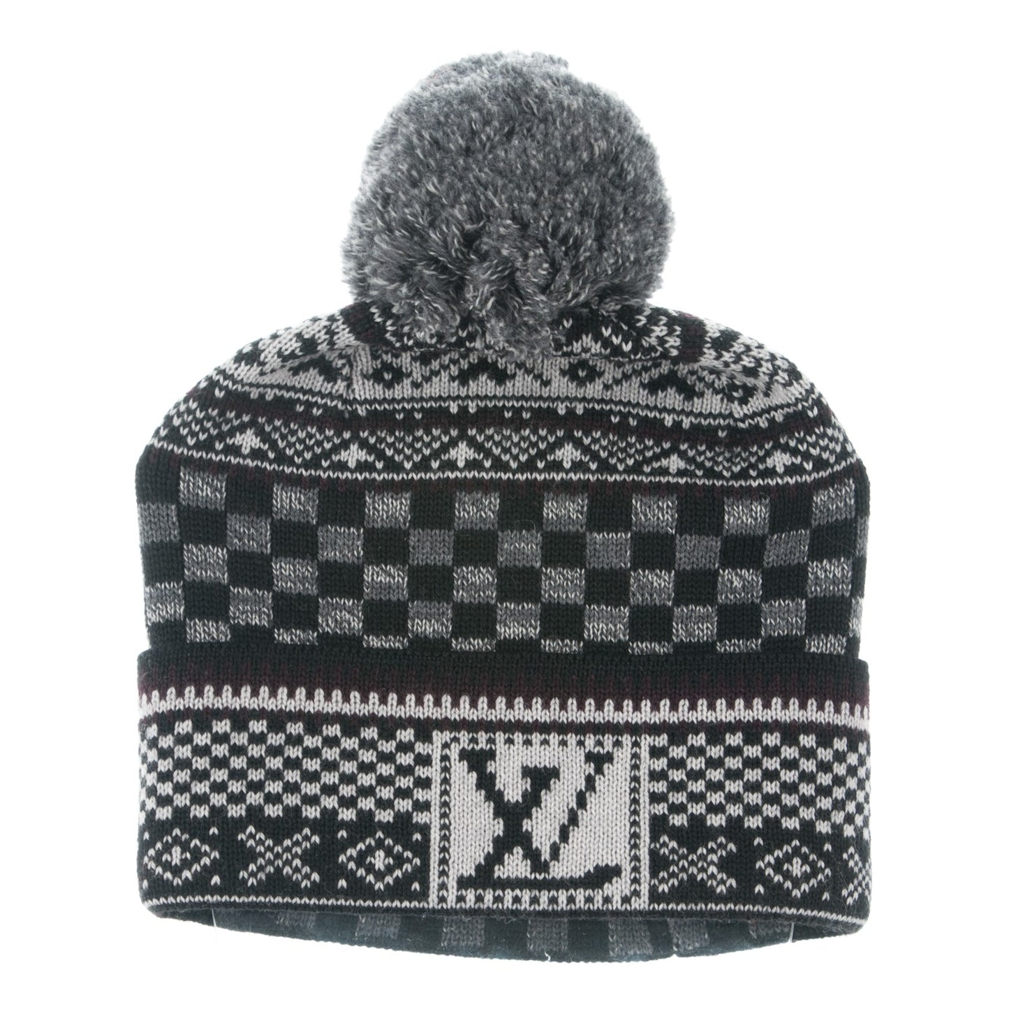 Wool Flocon Damier Hat