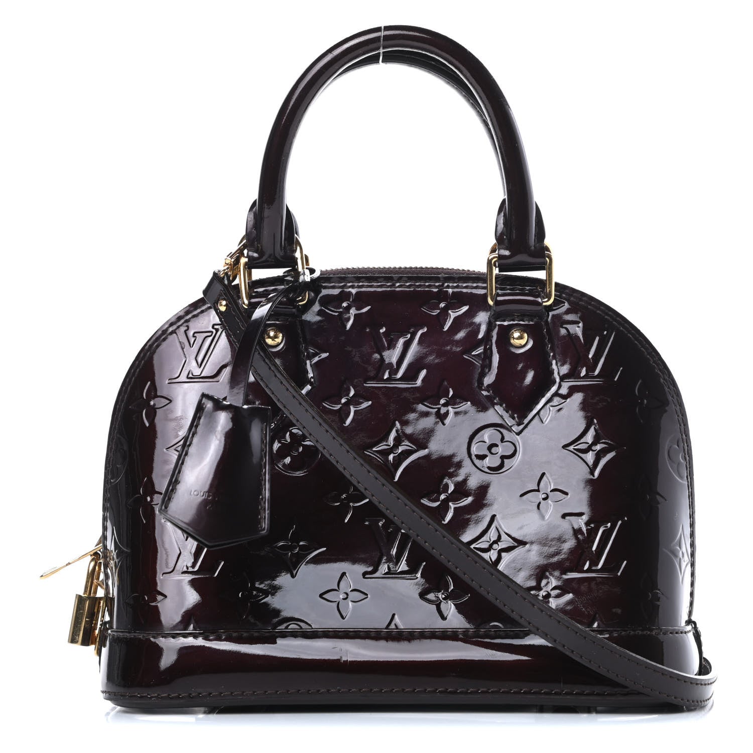 Louis Vuitton Vernis Alma BB Amarante 1 of 11