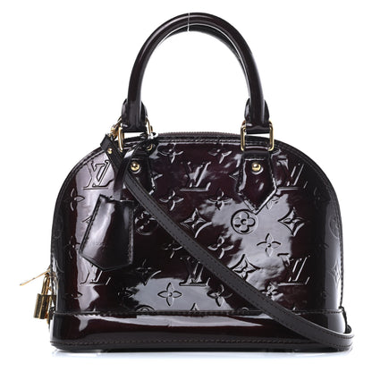 Louis Vuitton Vernis Alma BB Amarante 1 of 11