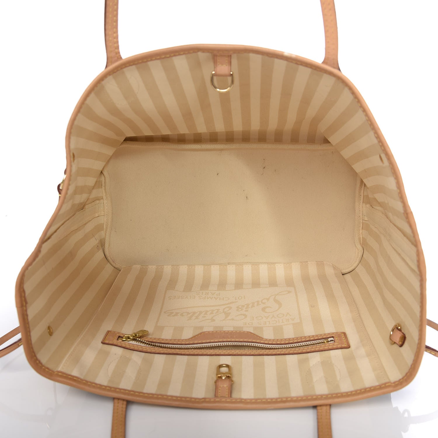 Louis Vuitton Monogram Rayures Neverfull MM 5 of 16