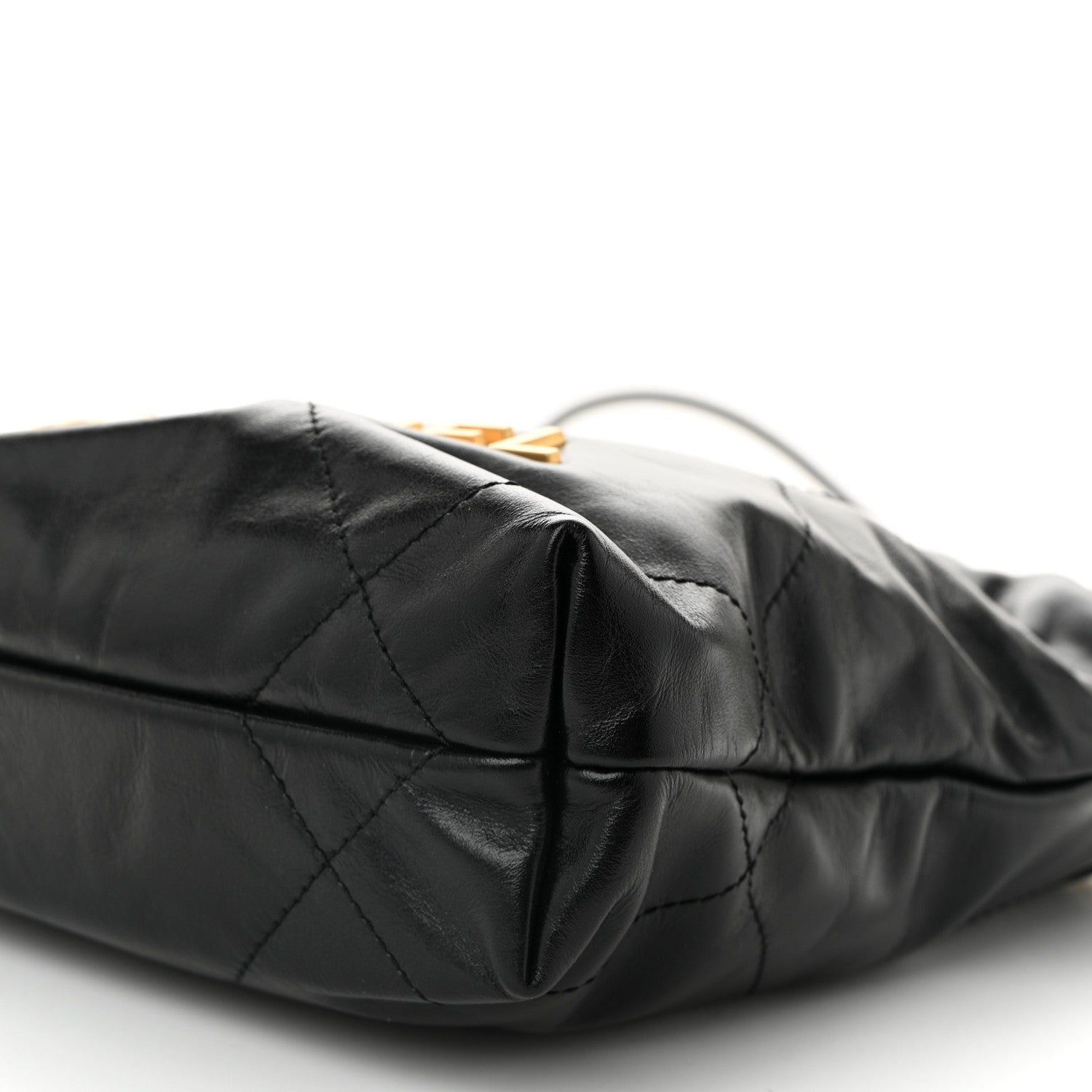 Chanel Shiny Calfskin Quilted Mini Chanel 22 Black 10 of 10