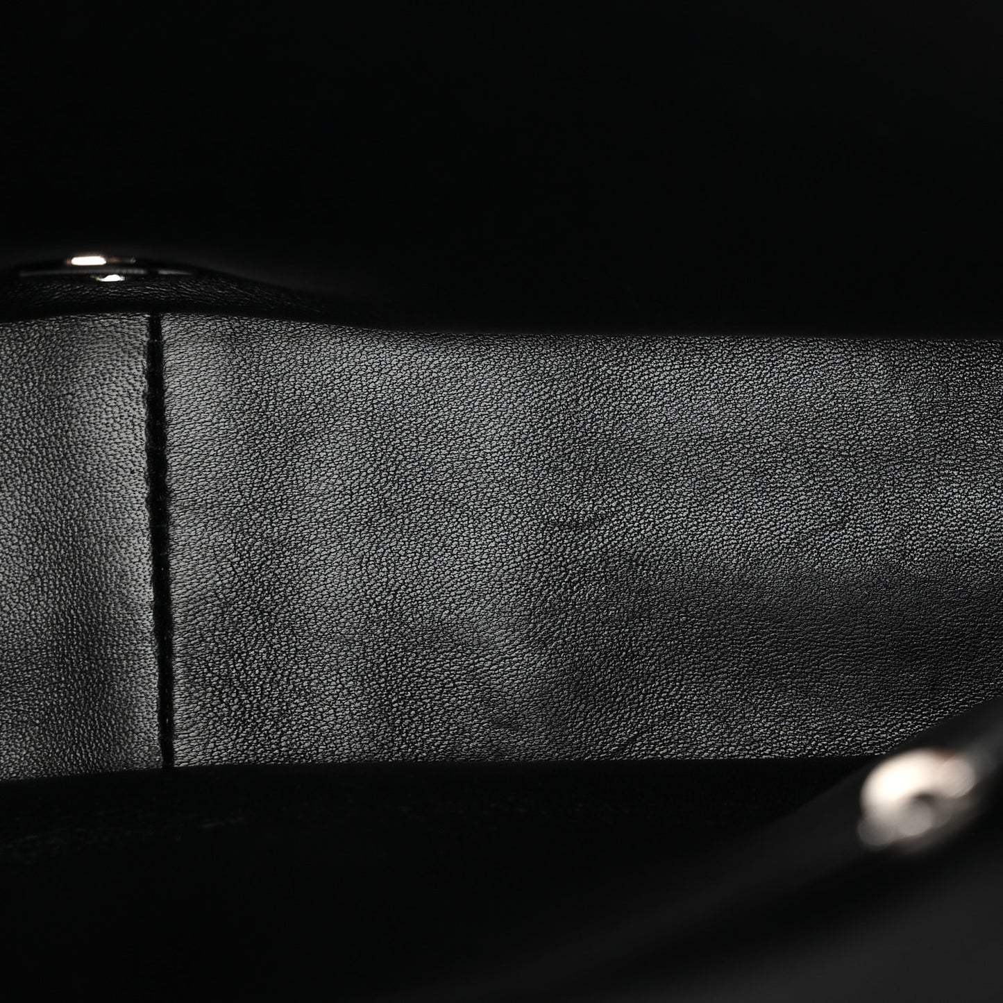 Shearling Lambskin Jumbo Chanel 100% Flap Black