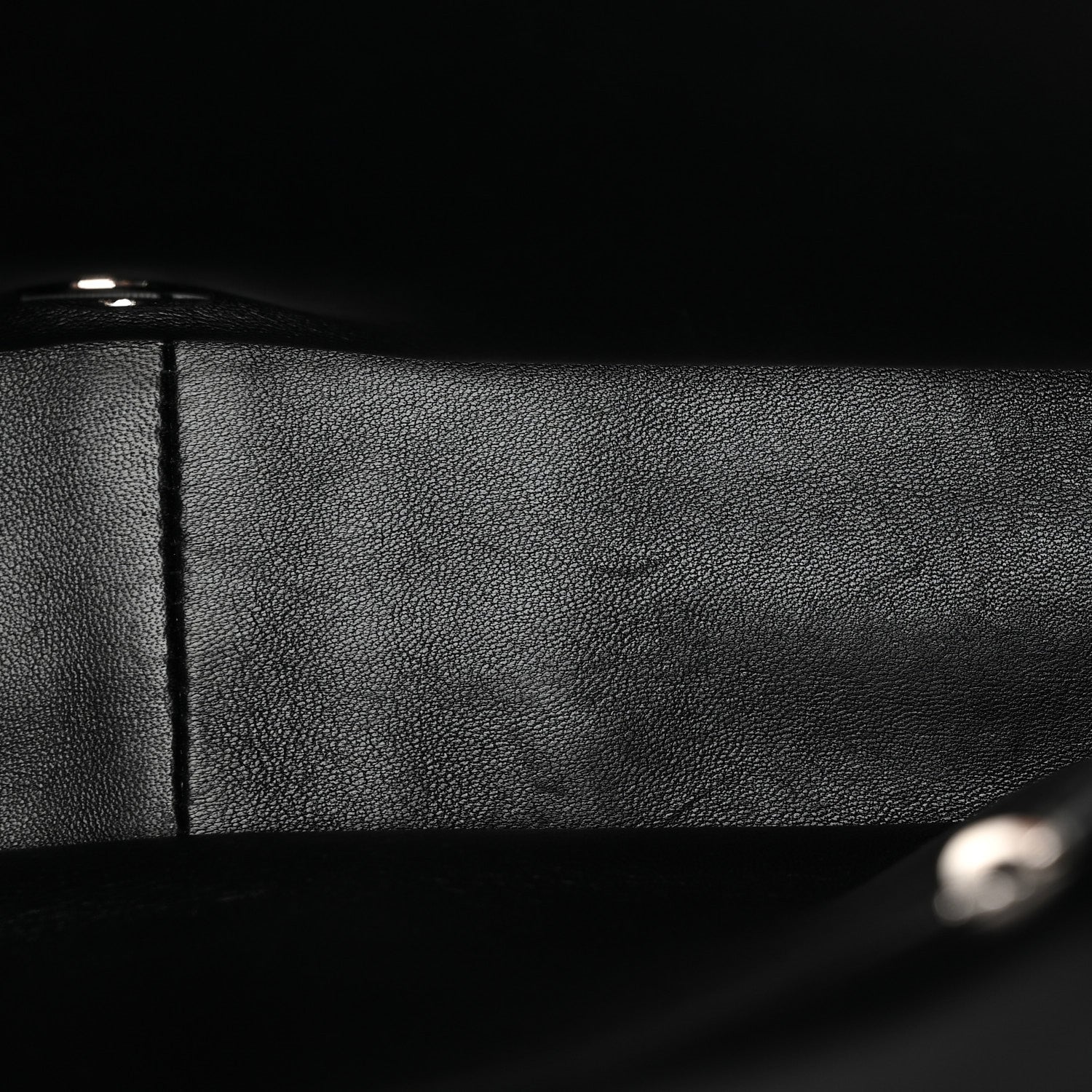 Chanel Shearling Lambskin Jumbo Chanel 100% Flap Black 11 of 11