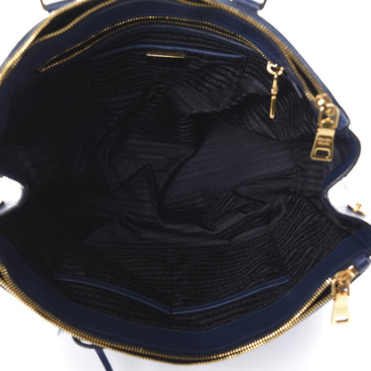 Prada Saffiano Large Galleria Double Zip Tote Bluette 5 of 9