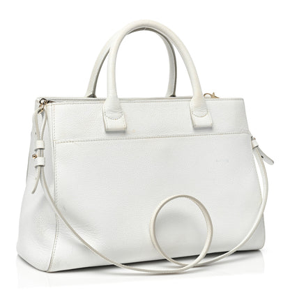 Chanel Grained Calfskin Small Neo Executive Shopper Tote White 3 of 21
