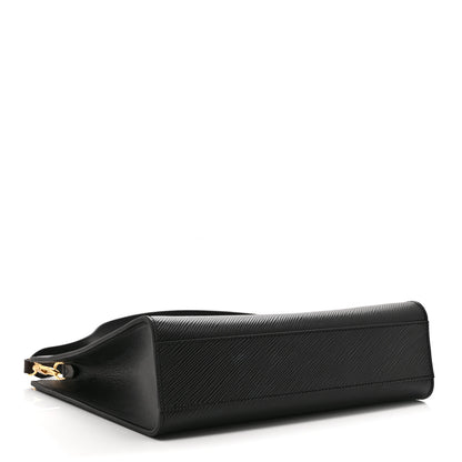 Louis Vuitton Epi Sac Plat PM Black 4 of 9
