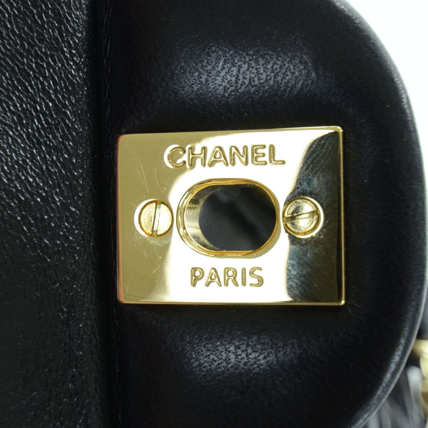 Chanel Lambskin Quilted East West Flap Black 9 of 12