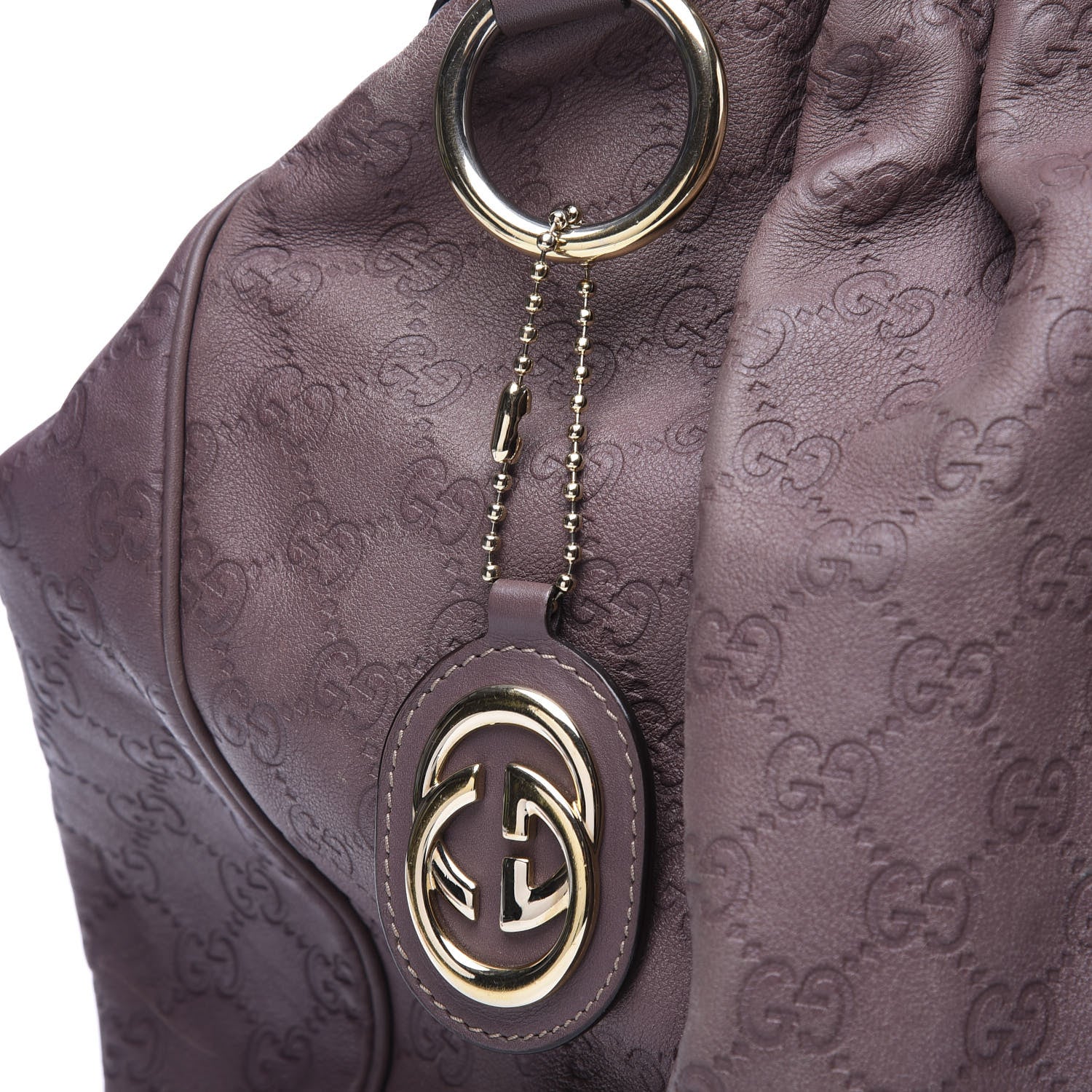 Gucci Guccissima Large Sukey Tote Mauve 13 of 13