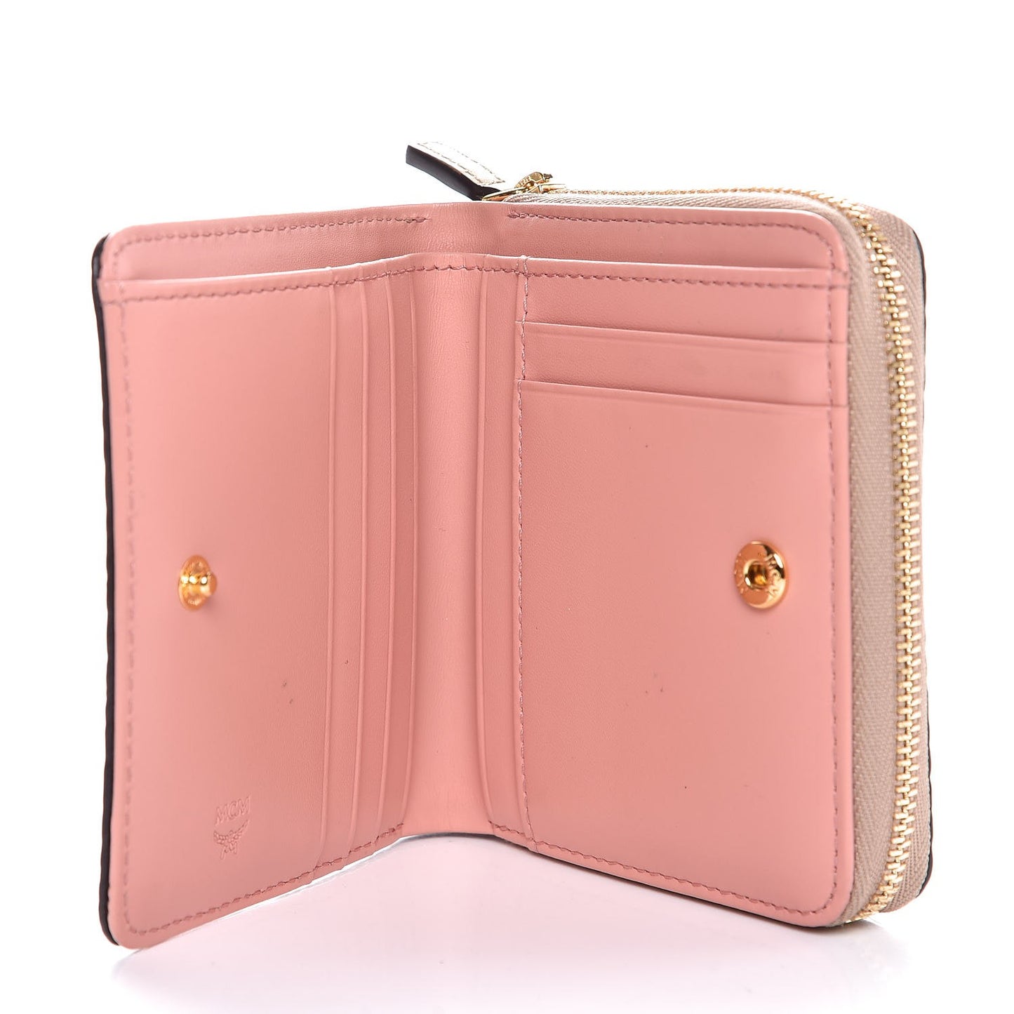 Visetos Rabbit Zip Around Wallet Pink