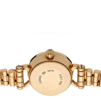 Hermes 18K Yellow Gold Diamond 16mm Faubourg Quartz Watch 4 of 5