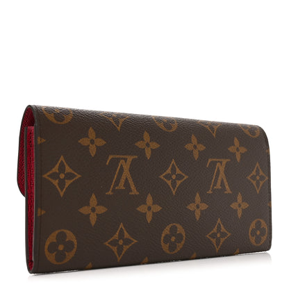 Louis Vuitton Monogram Emilie Wallet Fuchsia 3 of 6