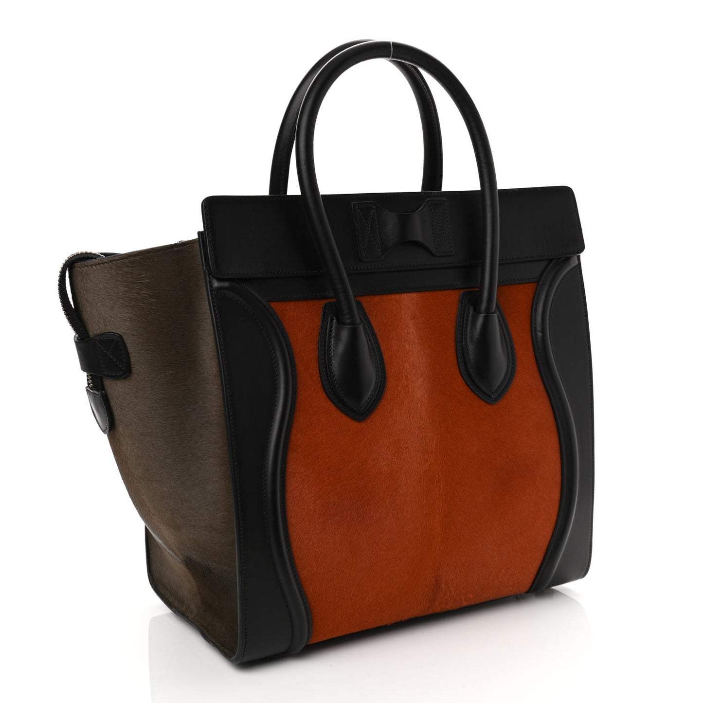 Pony Hair Mini Luggage Brick