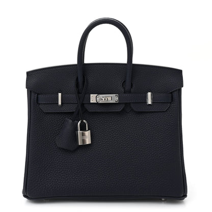 Hermes Togo Birkin 25 Bleu Nuit 1 of 11
